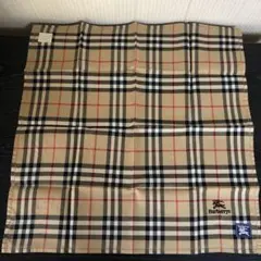 【未使用シール付】Burberrys チェック柄 ハンカチ