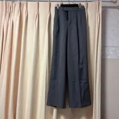 GU グレー ワイドパンツ sサイズ