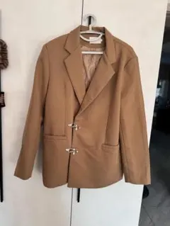 ベージュ ダブルブレストジャケット