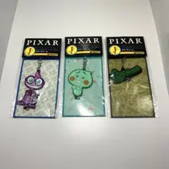 ピクサー ハッピーくじ J賞 ラバーチャーム 3種セット
