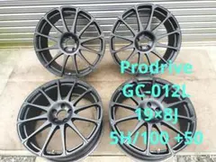 プロドライブ GC-012L 19×8J 5H/100 +50 つや消し黒塗装品のサムネイル