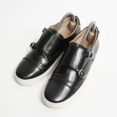 【美品】REGAL リーガル ローファー ダブルモンク レザー 22.5cm