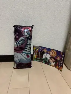 鬼滅の刃 ミニクッション&ミニ屏風セット