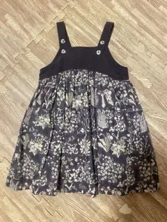 sense of wonder リバティ柄ワンピース100