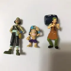 ONE PIECE ウソップ　キーホルダー3体　フィギュア ワンピース