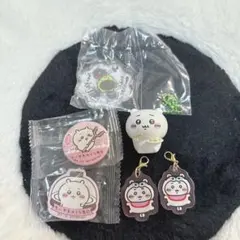 ちいかわ 6点セット キーホルダー チャーム マスコット フィギュア 缶バッジ