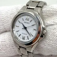 【電波ソーラー、希少 定価11万】SEIKO　セイコー　エクセリーヌ　チタン