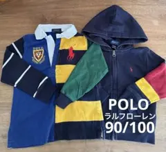 POLO ラルフローレン　パーカー　ポロシャツ　90cm 100cm 2枚セット
