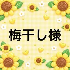 梅干し様 9/30まで