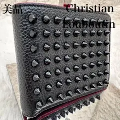 ✨希少✨ルブタン チェーンウォレット 長財布 スタッズ パネトーネ 