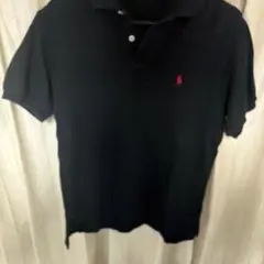 90's Ralph Lauren 黒 ポロシャツ L