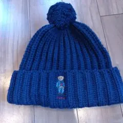 【未使用品】ポロラルフローレン ベア ニット帽子