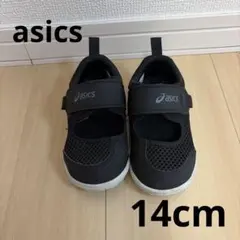 【記名無し】14cm アシックス MESHOES BABY サンダル 上履き