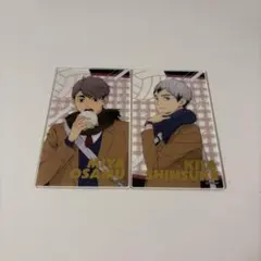 ハイキュー!! トレーディング箔押しアクリルカード 冬制服Ver. 北信介 宮治