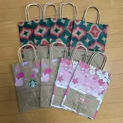 スターバックス　紙袋　限定柄　8枚セット