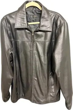 【美品】Gaines ブラックレザージャケット