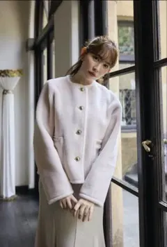＊herlipto＊lausanne wool short coatのサムネイル
