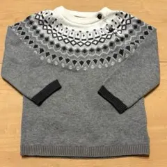 【H&M】ノルディック柄 セーター 86cm