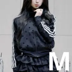 【美品】adidas ジャージネイビー パフォーマンスロゴ　 千鳥柄　森七菜 2026年最新】森七菜 adidasの人気アイテム - メルカリ
