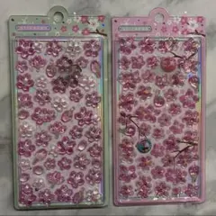 ❣️値下げ中❣️海外公式【 桜 】 硬い立体シール2枚セット