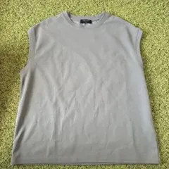 BACK NUMBER バックナンバー ノースリーブ Tシャツ グレージュ