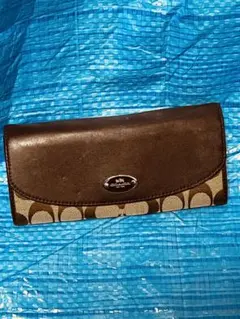 ★セール★【COACH】美品　コーチ　長財布　こげ茶