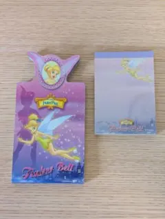 ディズニー ティンカーベル メモ帳 各2柄 2点セット