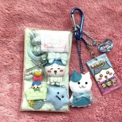 ♡ちいかわ♡ ガチャ詰め ポーチ風 ブルー ハチワレ ミニチュア ファンタジー
