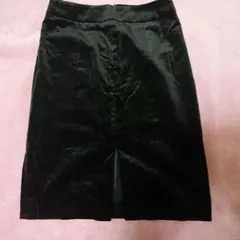 【冬物】ベロア タイトスカート