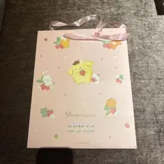 むにゅぐるみ パティオ ポムポムプリン いちごフレンズ ノベルティ 紙ショッパーのサムネイル