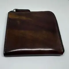 three2four SIZ シェルコードバン マーブルダークコニャック
