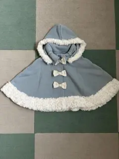 axes femme KIDSフリースポンチョ