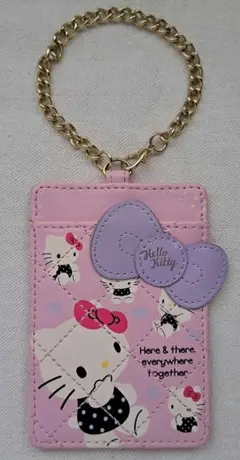 レトロ キティ パスケース ピンク(訳あり品)