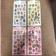 イタリアンブレインロット　ぷくぷくシール 4シートセット