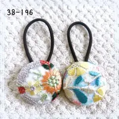 超お買い得♡リバティとインド刺繍 大きめくるみボタン(38ミリ) 豪華3