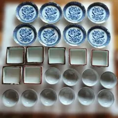 和食器セット 染付 小皿 小鉢 詰め合わせ25個セットのサムネイル