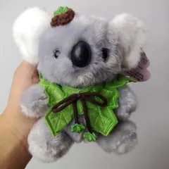 コアラ ぬいぐるみ 葉っぱの襟付き