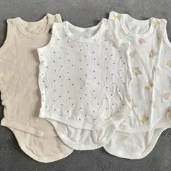 ★西松屋 ベビー肌着 タンクトップ 3枚セット