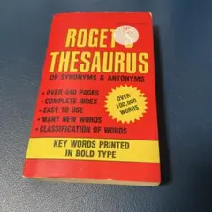 Roget's Thesaurus of Synonyms & Antonyms