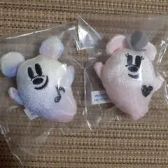 シークレット ディズニーハロウィン2024 おばけ　ぬいぐるみチャーム　２点