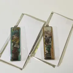 僕のヒーローアカデミア原画展　メタルキーホルダーコレクション　緑谷出久　爆豪勝己