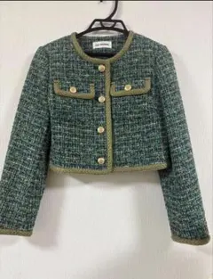新品 LILY BROWNツイードショートジャケットのサムネイル