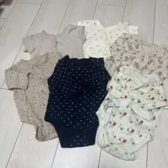 ロンパース 60-70 まとめ売り ユニクロ 長袖 半袖 スヌーピー 肌着 綿