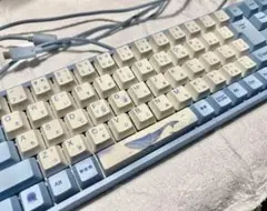 VAGAMILO 青色 日本語配列キーボード USB接続