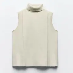 ZARA ソフトタートルネック トップス