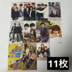 HiHi Jets デタカ 厚紙 まとめ売り 11枚セット