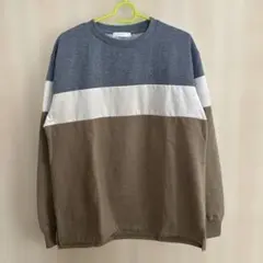 Lサイズ 3色カラー長袖カットソー　裏起毛　未使用