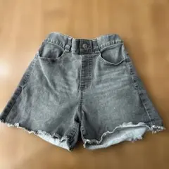 GLOBAL WORKグレー ハーフパンツ 150cm