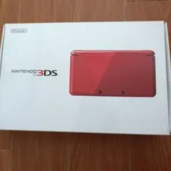NINTENDO 3DS レッド 　箱あり　タッチペン・充電器付き　動作確認済