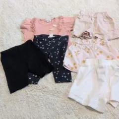 フリル付きTシャツとショートパンツセットのサムネイル